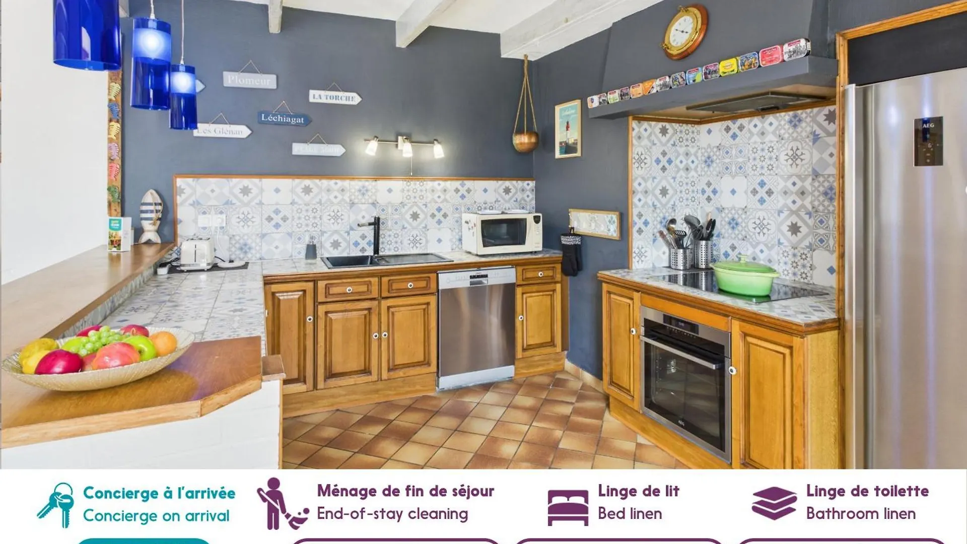 Maison Pour 10 Personnes Avec Grand Exterieur Plomeur